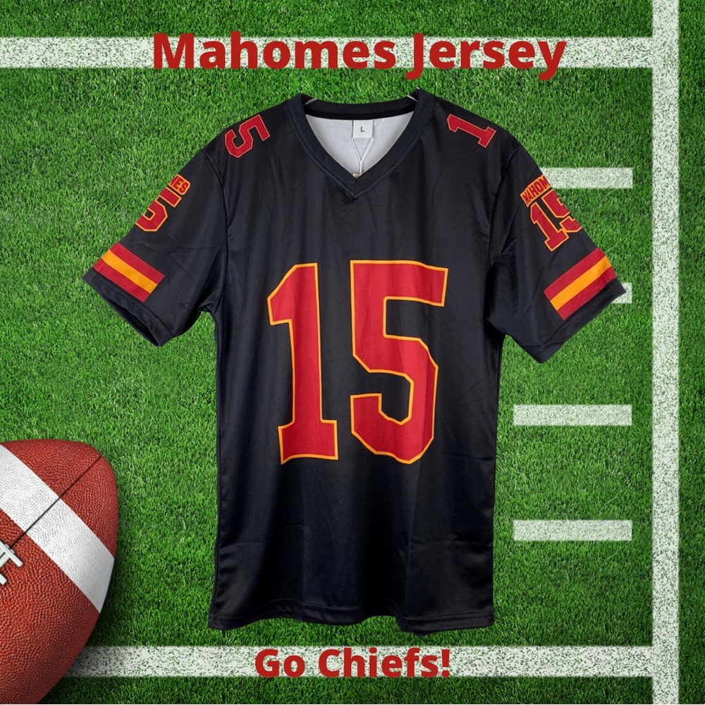 Unisex Mahomes Fashion Football Jersey-Large